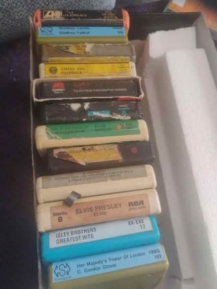 Photo of free 8 track tapes (TN34 blacklands) #1