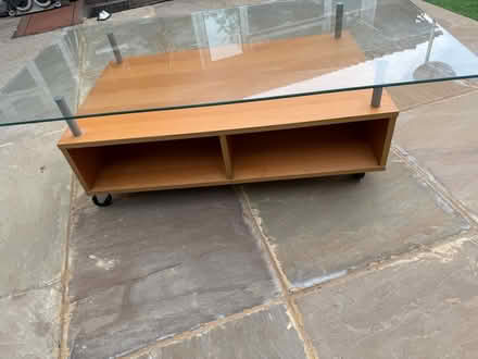 Photo of free Glass top coffee table large (Kt70AJ KT7) #1