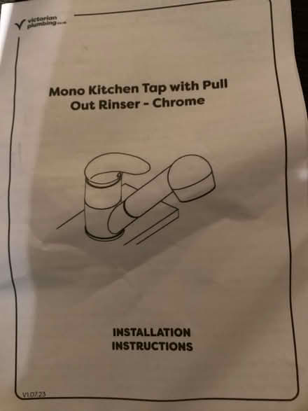 Photo of free Kitchen tap with pull out hose (part missing) (Beaconsfield HP9) #2
