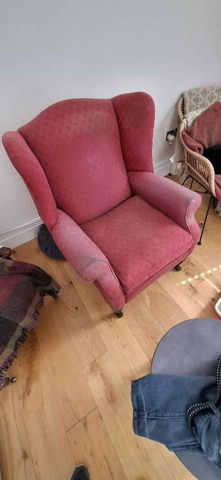 Photo of free Wing back Laura Ashley armchair (Old Milverton CP CV32) #1