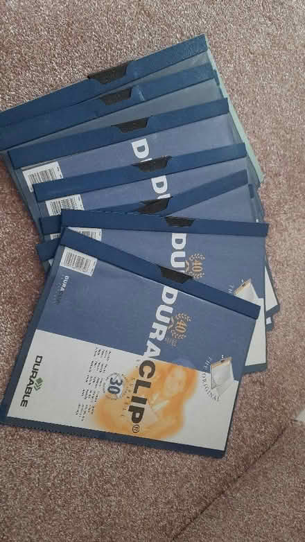 Photo of free A4 Duraclip folders (Byfleet KT14) #1
