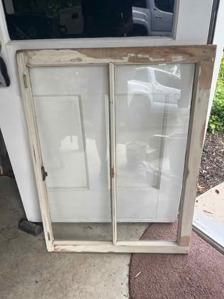 Photo of free Wood framed window (New Hope) #1