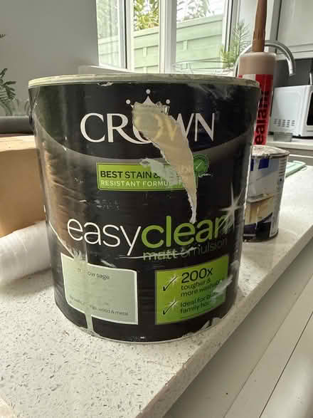 Photo of free Crown Easy Clean Emulsion -Mellow Sage (Bexleyheath DA6) #1