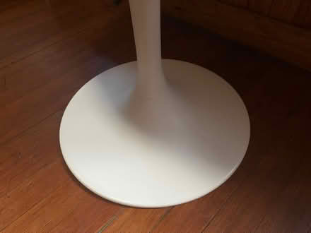 Photo of free White Circle Table (Mission Hill) #2