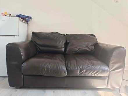 Photo of free Brown Sofa (Wokingham RG40) #1