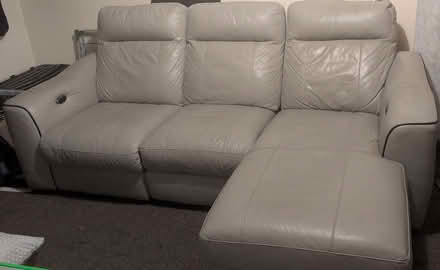 Photo of free Very Light grey sofa (Acocks Green B27) #1
