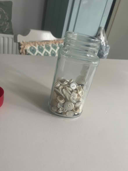 Photo of free Jar of white and cream buttons (South Dublin) #1
