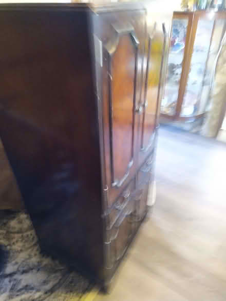 Photo of free Wooden Storage Cabinet for music system/ drinks, etc (Painswick GL6) #4