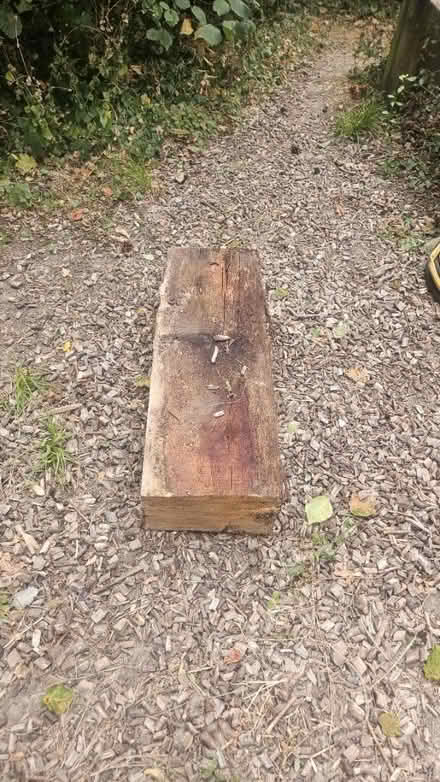 Photo of free 21m of Oak sleepers 10" x 6" (Southwater RH13) #1