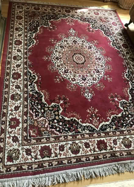 Photo of free Rug oriental style red (FelixstoweWoodbridgeFreegle CGA IP12) #1