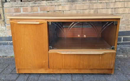 Photo of free Vintage TV Cabinet (PL4 Greenbank.) #1