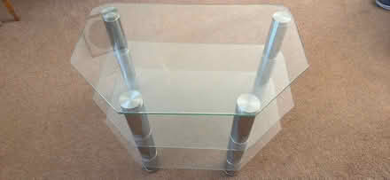 Photo of free Glass tv or hifi table (Dagenham RM9) #1