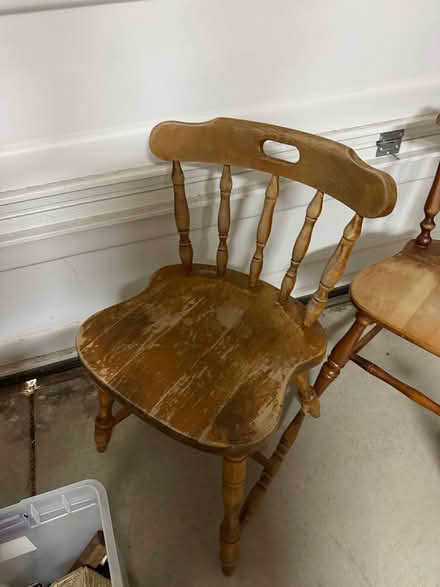 Photo of free 2 wooden chairs (Moreno Valley) #3