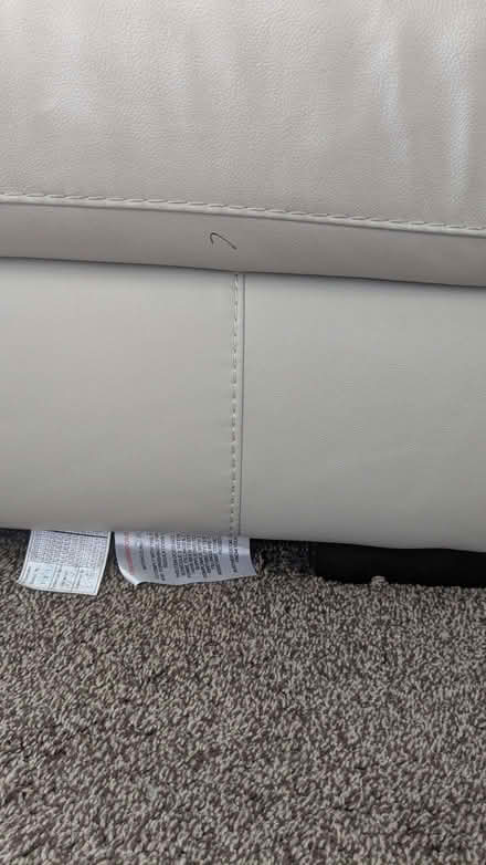 Photo of free Very Light grey sofa (Acocks Green B27) #2