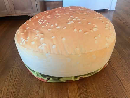 Photo of free “Hamburger” bean bag 🍔 ~27” round (East Capitol Hill Miller Park) #1