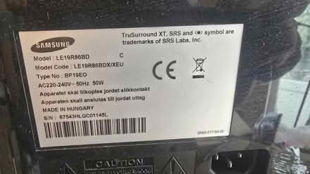 Photo of free Samsung 19inch TV + remote (Cutteslowe, Oxford OX2) #2