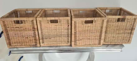 Photo of free Rattan Storage Boxes (Steed's Lane TN25) #1