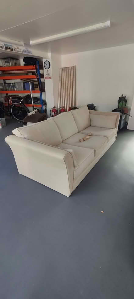 Photo of free Light beige 4 seater sofa (Holcombe BA3) #2
