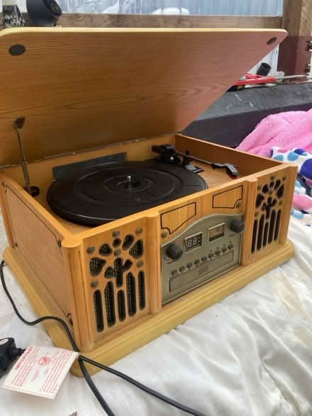 Photo of free 3 speed record player with CD and radio (New Brighton CH45) #1