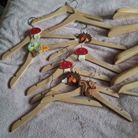 Photo of free Wooden Clothes Hangers (Hoylake CH47) #2