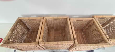 Photo of free Rattan Storage Boxes (Steed's Lane TN25) #2
