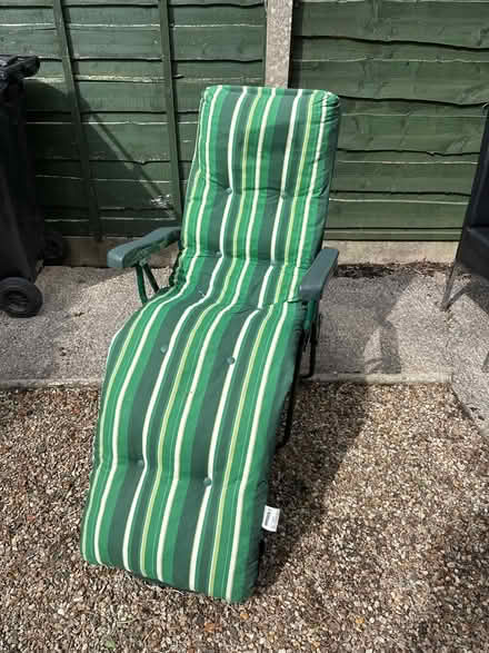 Photo of free Reclining sun lounger (Urmston M41) #1