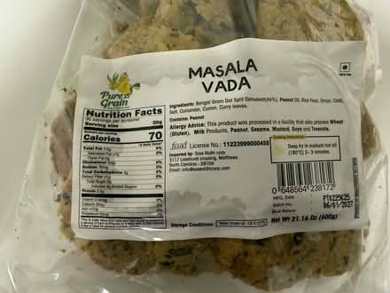 Photo of free Masala Vada, Bhalla, and plantains (1075 Valencia Avenue) #2