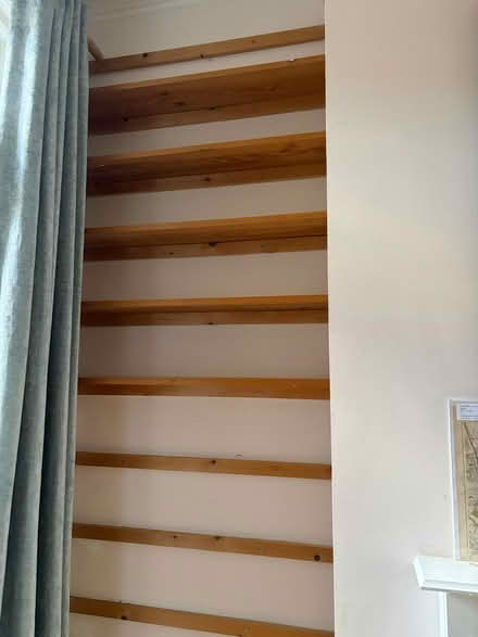 Photo of free Brown Wooden Shelves (SE6) #1