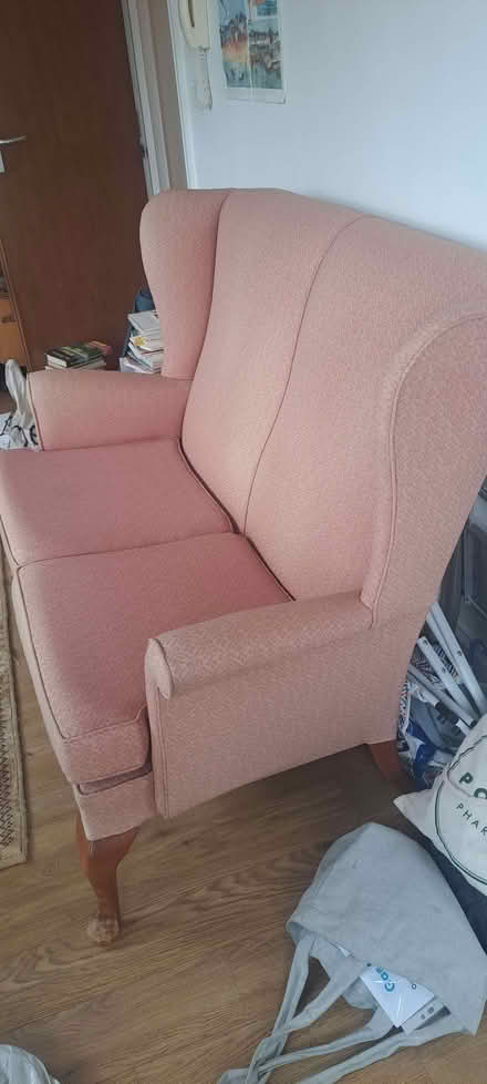 Photo of free Pink 2 seater sofa (Bowes Park N13) #3
