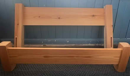 Photo of free Low single wooden bed-frame (Grandpont OX1) #1