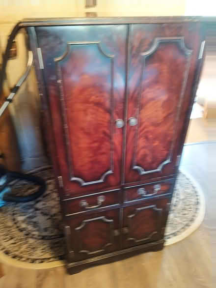 Photo of free Wooden Storage Cabinet for music system/ drinks, etc (Painswick GL6) #1