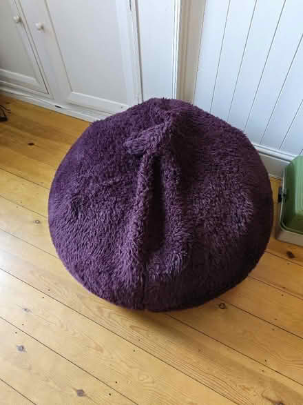 Photo of free Large fur fabric beanbag (Bowness-on-Solway CA7) #2