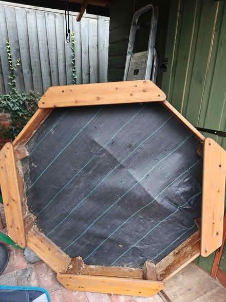 Photo of free Wooden octagonal children's sandbox (Bulwell NG6) #1
