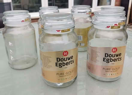 Photo of free Useful Douwe Egberts coffee jars 400g (The Grange Estate SG6) #1