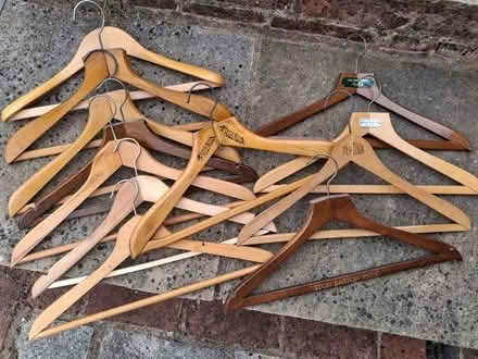 Photo of free Wooden coat hangers (Wimborne,Colehill) #1