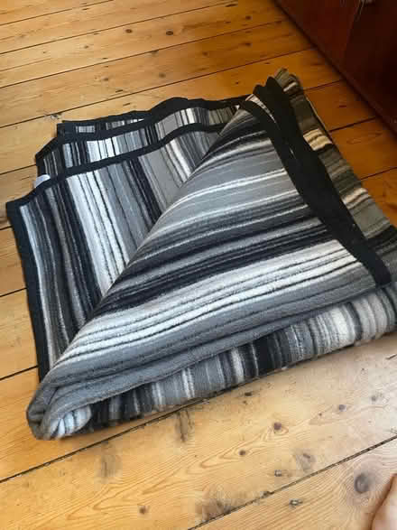 Photo of free huge black and white blanket (Alcester Lanes End B14) #1