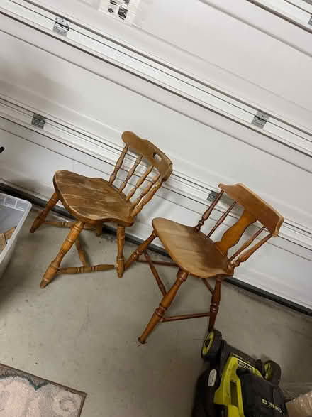 Photo of free 2 wooden chairs (Moreno Valley) #2