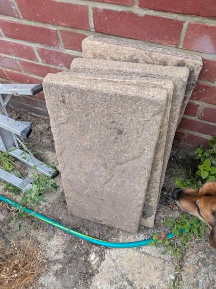 Photo of free 4x paving slabs (Castlepoint BH8) #1