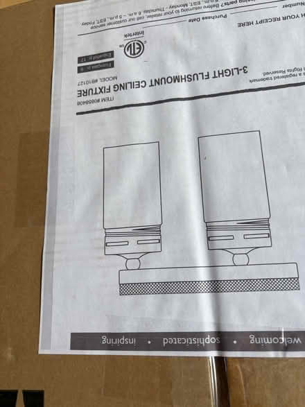 Photo of free 3 brass light fixtures (Bolton ma) #2