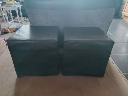 Photo of free 2 black cubed stalls (Brentwood CM14) #1