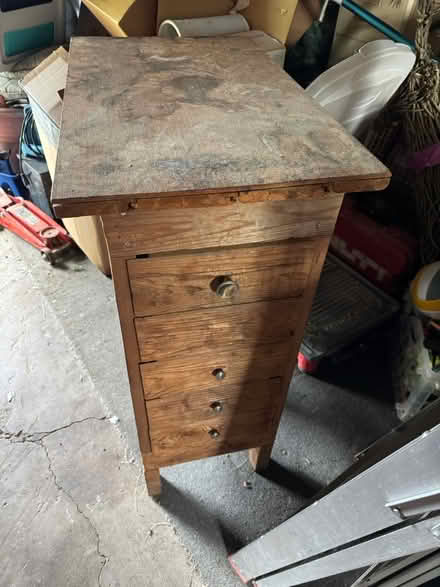 Photo of free Wood drawers / work table (West Bristol) #1