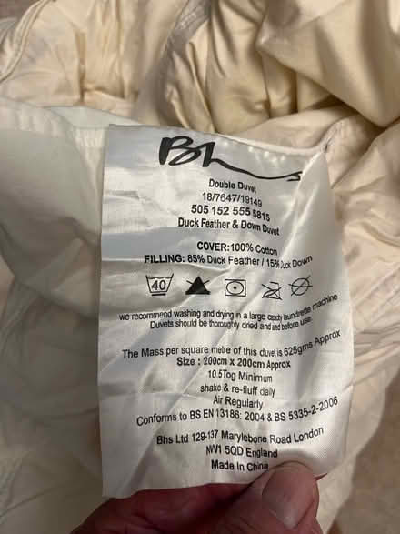 Photo of free Double duvet (Tiptree CO5) #1