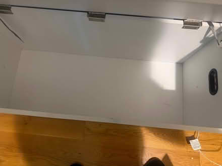 Photo of free White Storage Bench (Bed Stuy, Brooklyn) #1