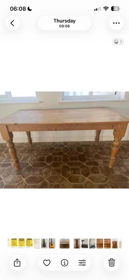 Photo of free Pine Table (Bell Bar AL9) #1