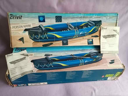 Photo of free TWO Crivit brand (ie Lidl) 2-person inflatable kayaks (Upper Wolvercote OX2) #1