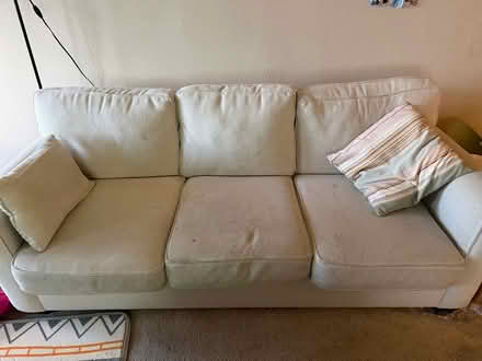 Photo of free 3 seat pottery barn sofa bed (Sunnyvale and el Camino) #1