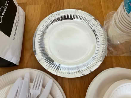 Photo of free Paper plates, cups, plastic cutlery (Kingston upon Thames, Norbiton) #3
