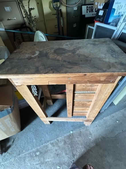 Photo of free Wood drawers / work table (West Bristol) #2