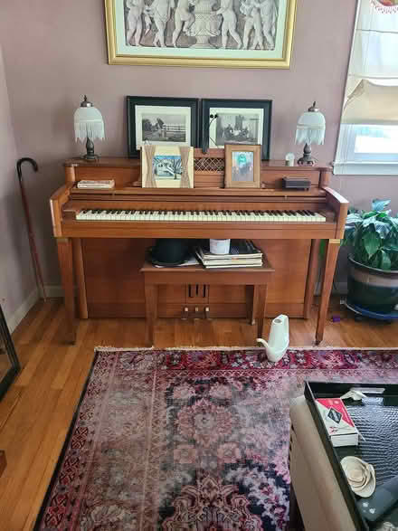 Photo of free Wurlitzer Spinet Piano c.1970 (South Old Bridge NJ) #1