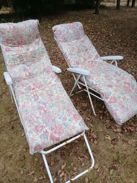 Photo of free 2 reclining garden chairs (Scrooby DN10) #1